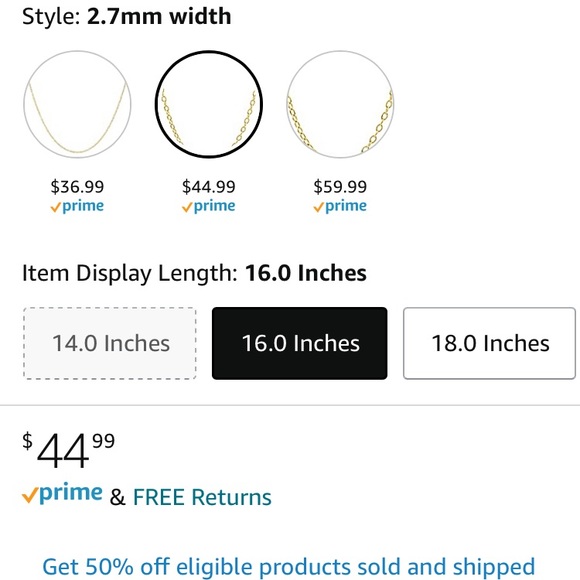 7 gold chains huge gold lot!! - Picture 10 of 16